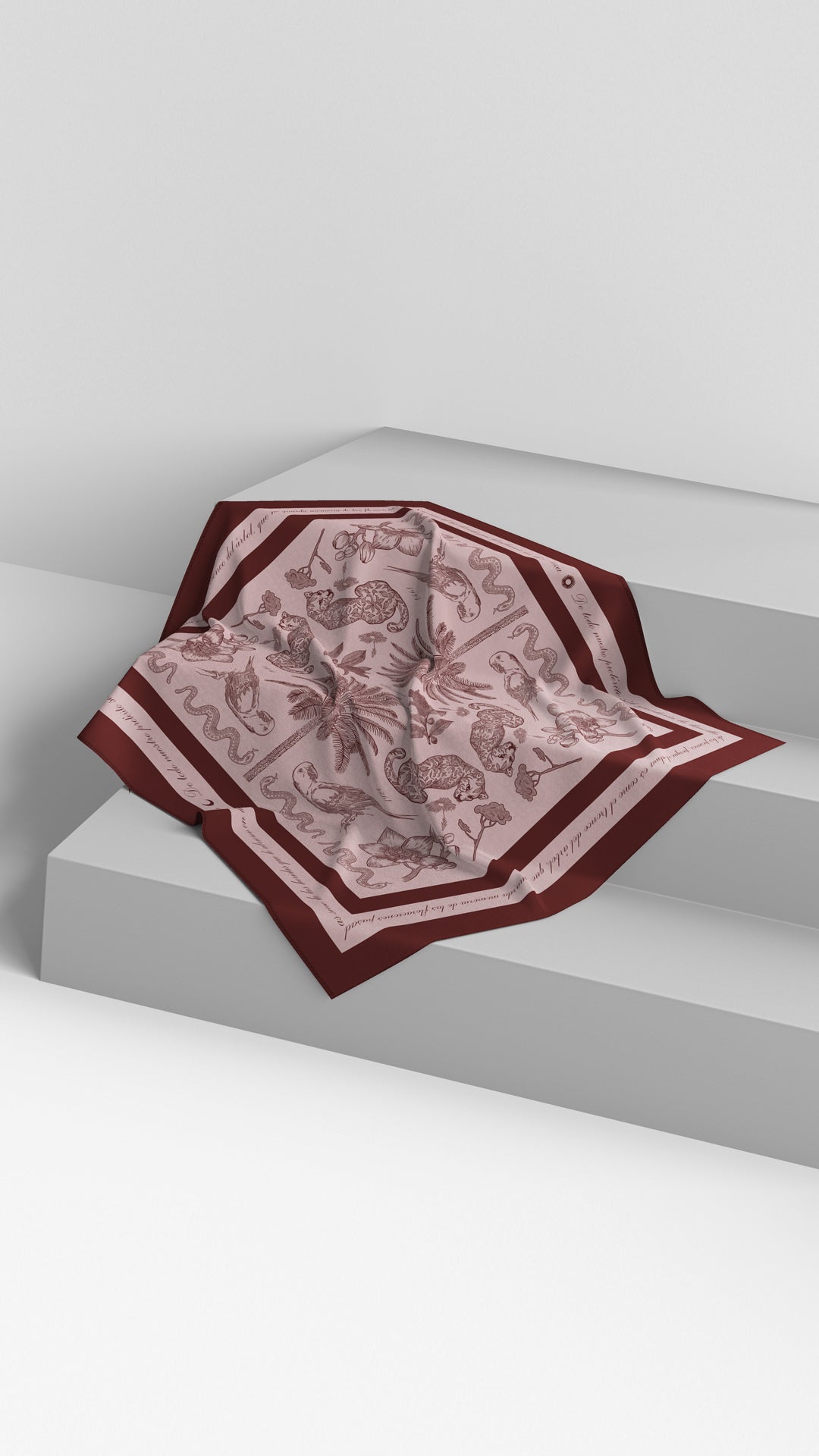 La Selva scarf - Red wine image
