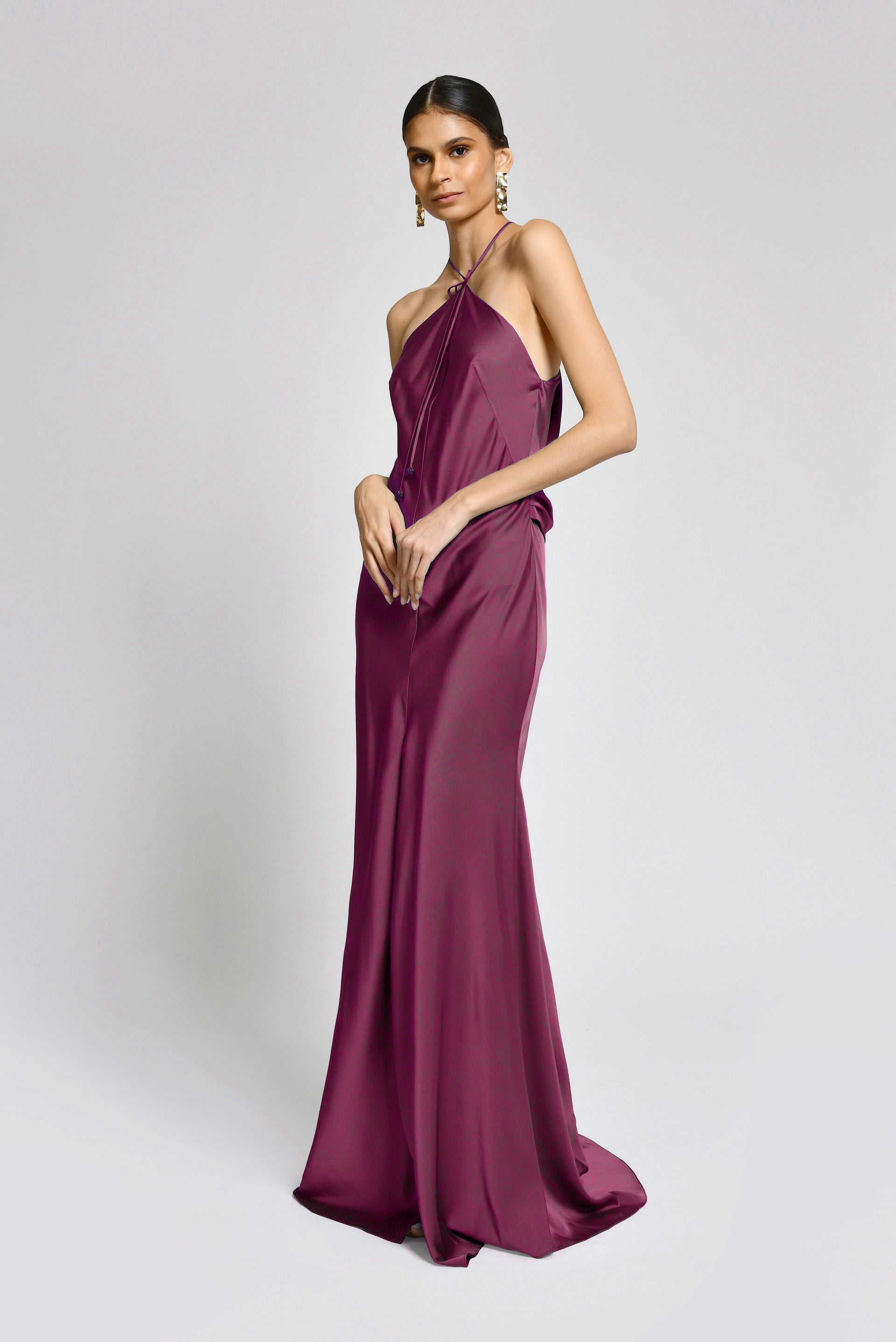 Giselle Dress - Burgundy image