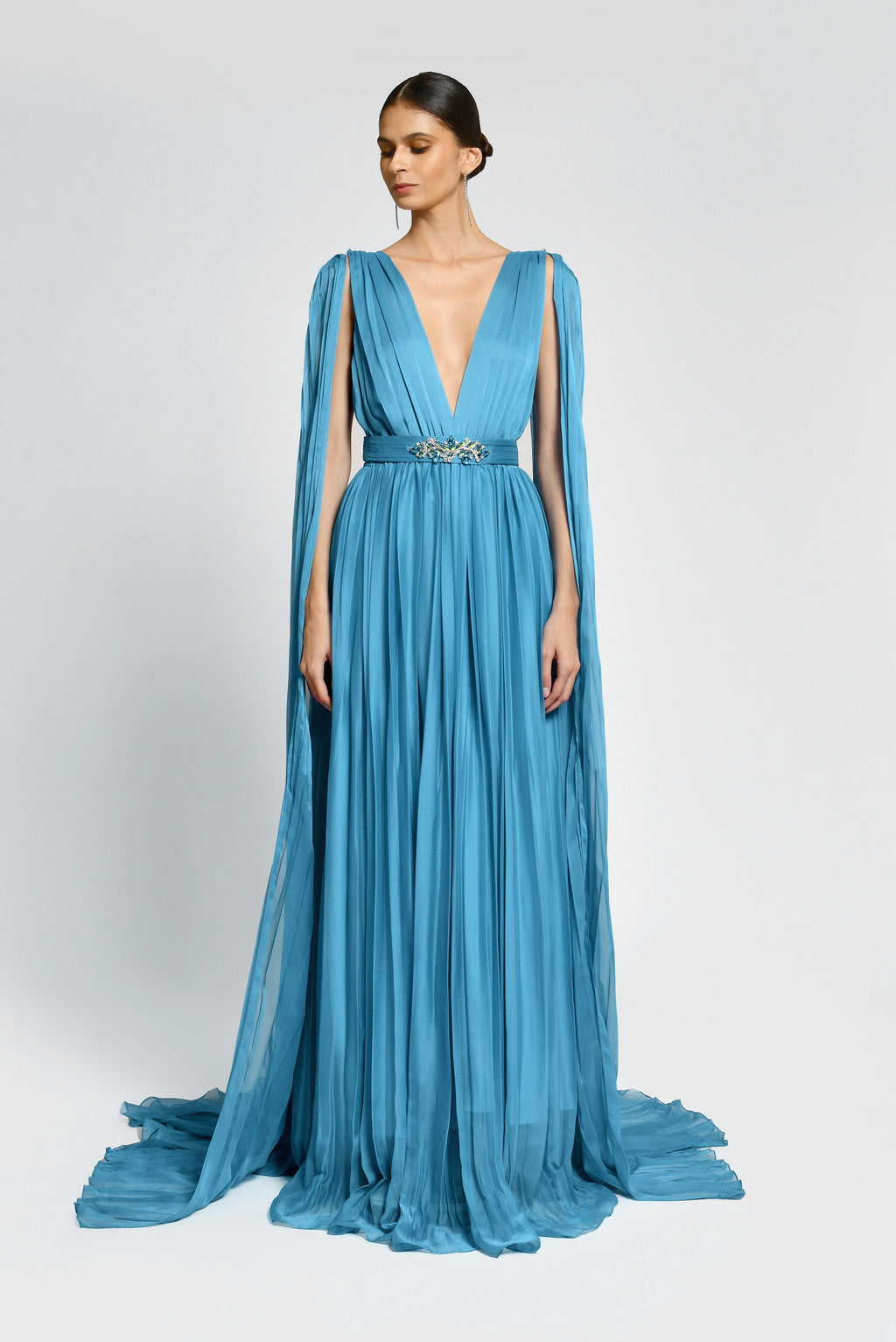 Olympia Dress - Aqua image