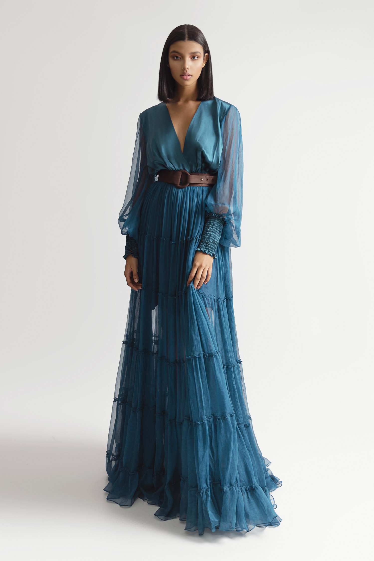 Blue Bianca Dress - Alitza García | Official online store